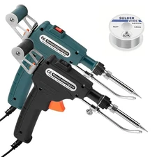 60W Solder Gun Kit Auto Soldering Feed Hand-Held Welding Iron Power Tool Kit