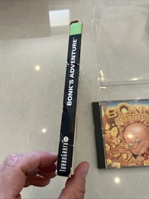 Bonk's Adventure TurboGrafx-16 Complete CIB Box Case Manual Game & Sleeve Tested