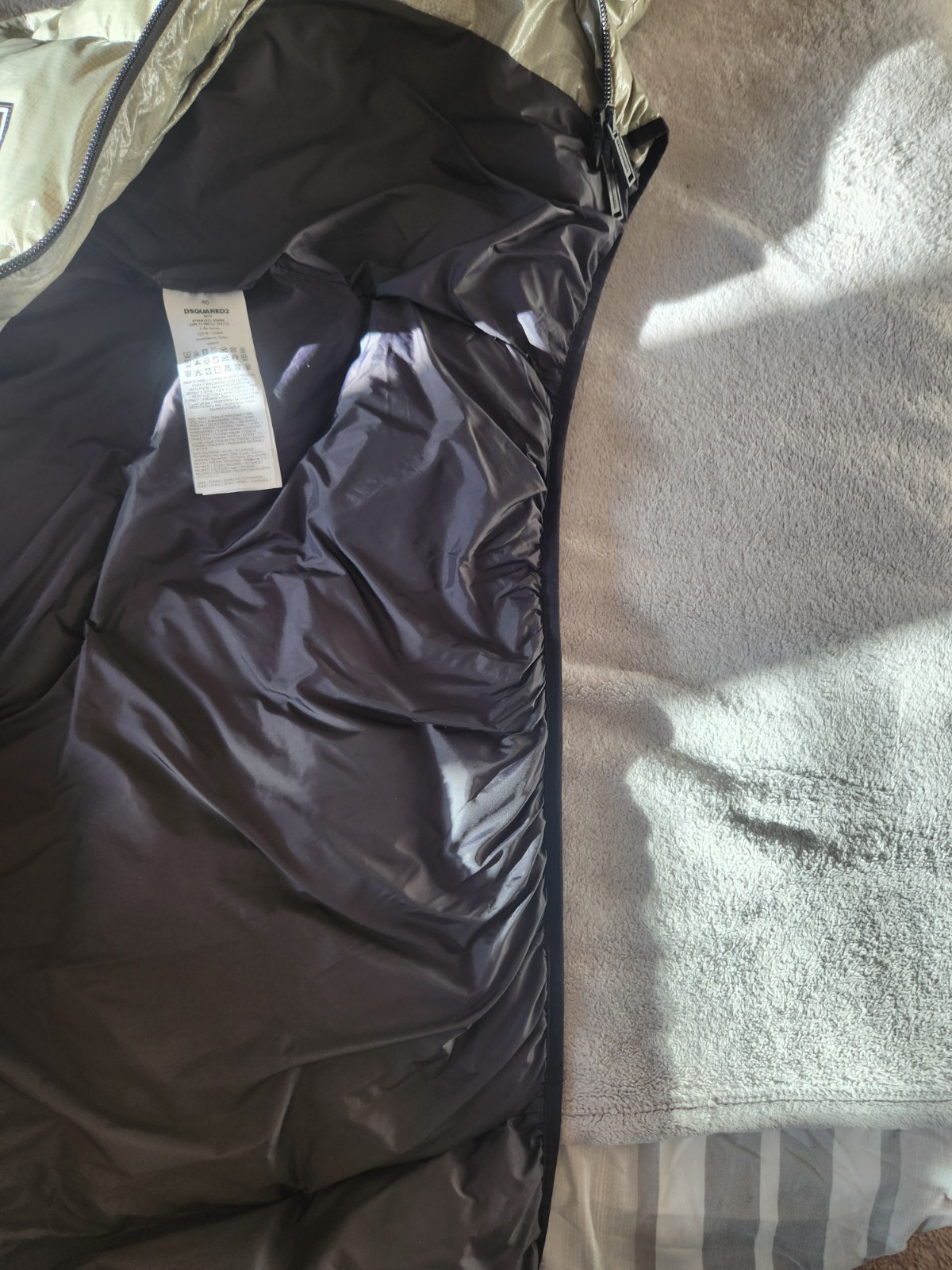 Dsquared2 Gray Hooded Down Jacket - image 12