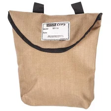 Msa Safety 507119 Carrying Pouch, Vinyl, 7 X 7-1/2 X 3 In, Belt