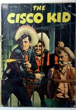The Cisco Kid #10 (1952) Dell Comics 1st Print Comic Book