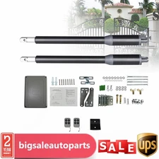 Electric Automatic Arm Dual Swing Gate Opener Heavy Duty Kit Remote Control NEW