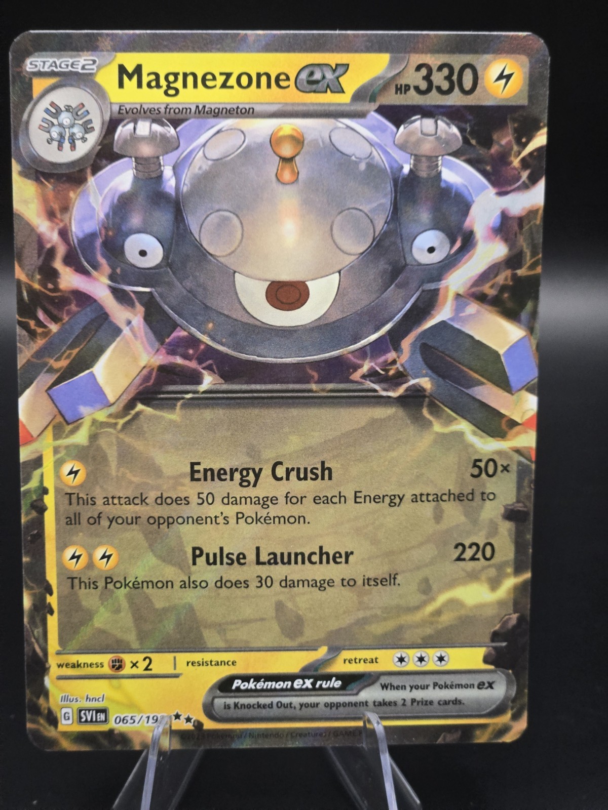 Magnezone ex 065/198 SV01: Scarlet & Violet Base Set Holo NM/Mint English