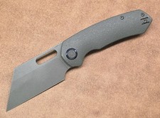 Kunwu PRIMO Raindrop Texture Gray Full Stonewash Handle and Vancron Blade