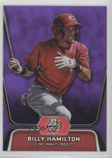 2012 Bowman Platinum Prospects Retail Purple Refractor Billy Hamilton 0q1p