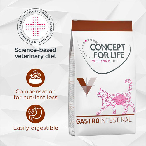 Concept For Life Veterinary Diet Gastrointestinal Dietetic Dry Cat food 4 x 350g - Picture 1 of 12
