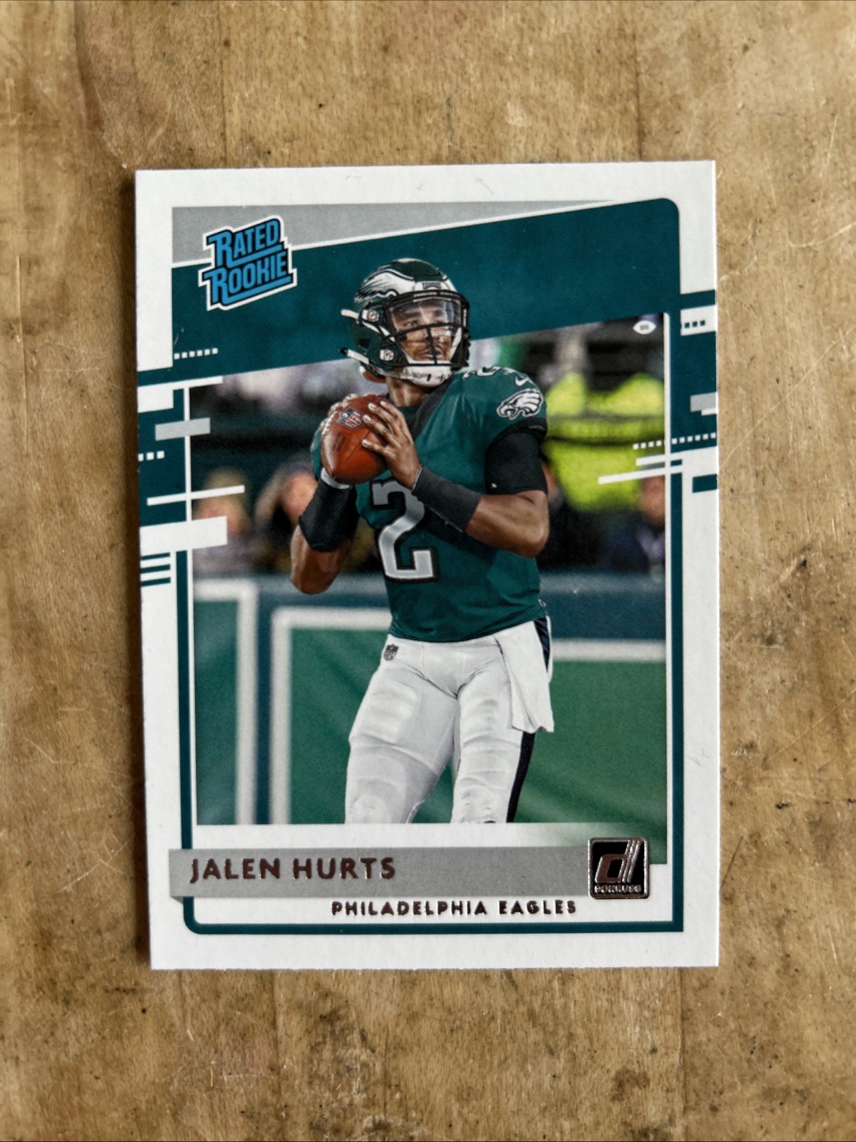2020 Panini Donruss - Rated Rookie Base Jalen Hurts #314 Philadelphia Eagles 