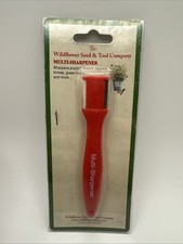 Wildflower Seed & Tool Company Hand Held Multi Sharpener Knife Blade Pruners New