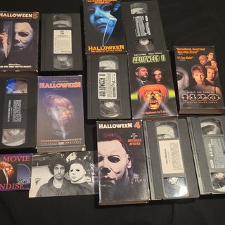 Halloween VHS Lot II 4 5 Curse H20 Collector’s THX Halloween With Post Card mrch