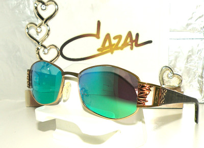 NEW BEAUTIFUL LUXURIOUS CAZAL MOD 1009 COL 873 POLARIZED SUNGLASSES BOX 6 TF CT