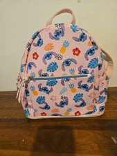 Disney DANI by Danielle Nicole Lilo Stitch Mini Backpack Pink Multicolor