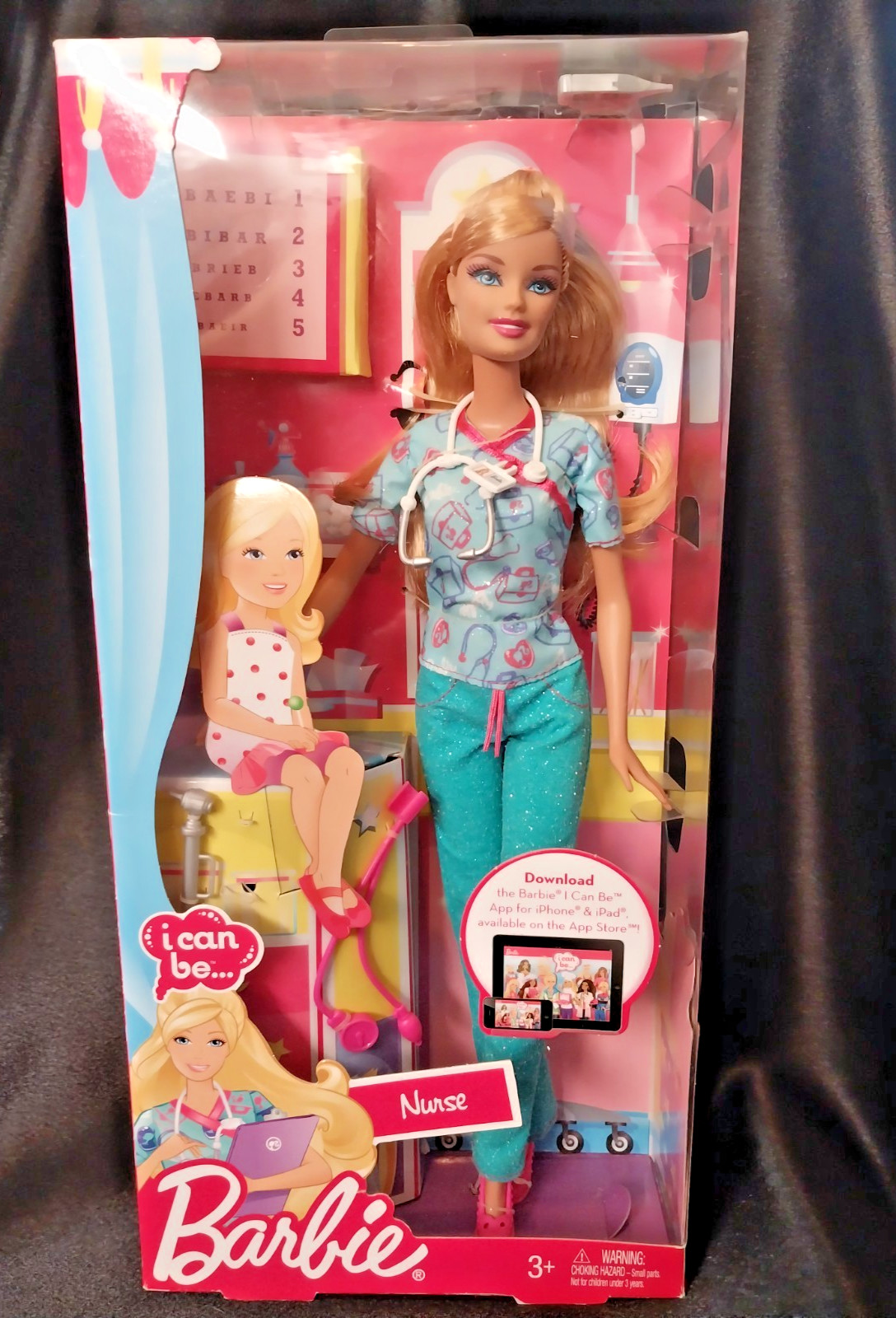 I Can Be Nurse Barbie Doll Accessories 2011 New Sealed Matte