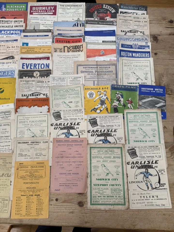 Football Programme Collection 1930s 1940s 1950s 1960s Approx 228 Programmes - Image 4 of 4
