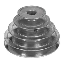 Congress Sca400-4X062kw 1 In Fixed Bore 4 Groove Stepped V-Belt Pulley 2 In,
