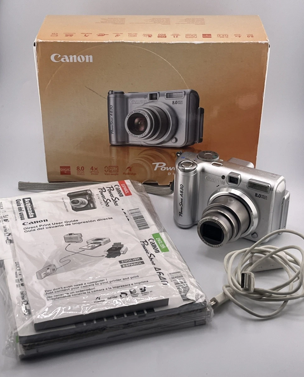 Canon PowerShot A630 Digital Cameras with DPOF Support for Sale