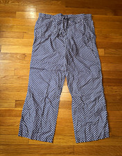 Vineyard Vines Men's 100 Cotton Pajama Pants M Blue W Pink Whale Print