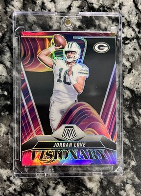 2025 Panini Mosaic - Visionary Jordan Love #10 plus 4 additional Jordan cards