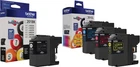 New Genuine Brother LC201 Black Cyan Magenta Yellow 4PK Ink Cartridges