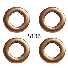 Kia Sedona Mk II 2.2 CRDi Diesel Injector copper washers / Nozzle Holder set x 4