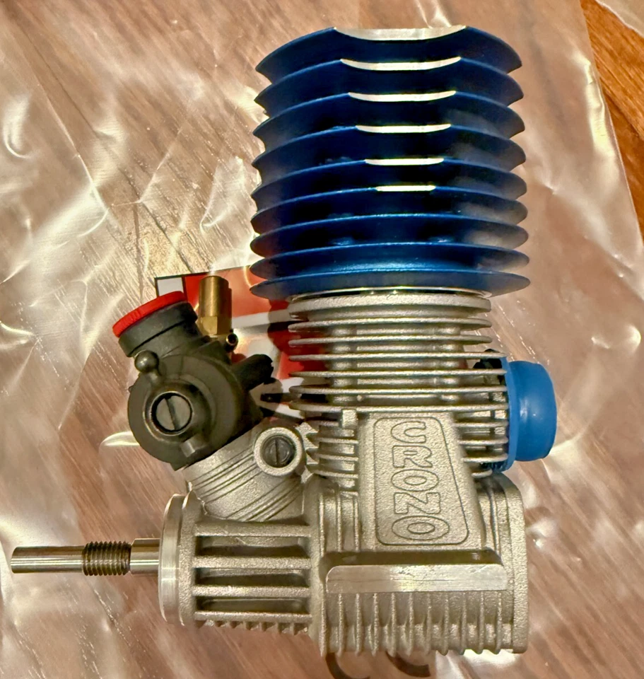 Vintage Rare Crono Novarossi Made RS-3 .21 3 Port 1/8 Offroad Hand Built Buggy - Image 4 of 4