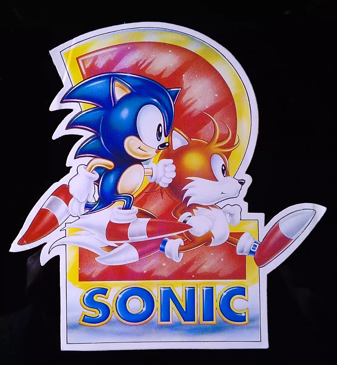 Sonic the Hedgehog Stickers classic Set 1 Fan Art Sonic SEGA 