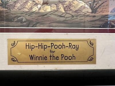 Hip Hip Poohray プレート H5140 RARE! Disney Hip-Hip-Pooh-Ray Winnie the Pooh Animated Musical