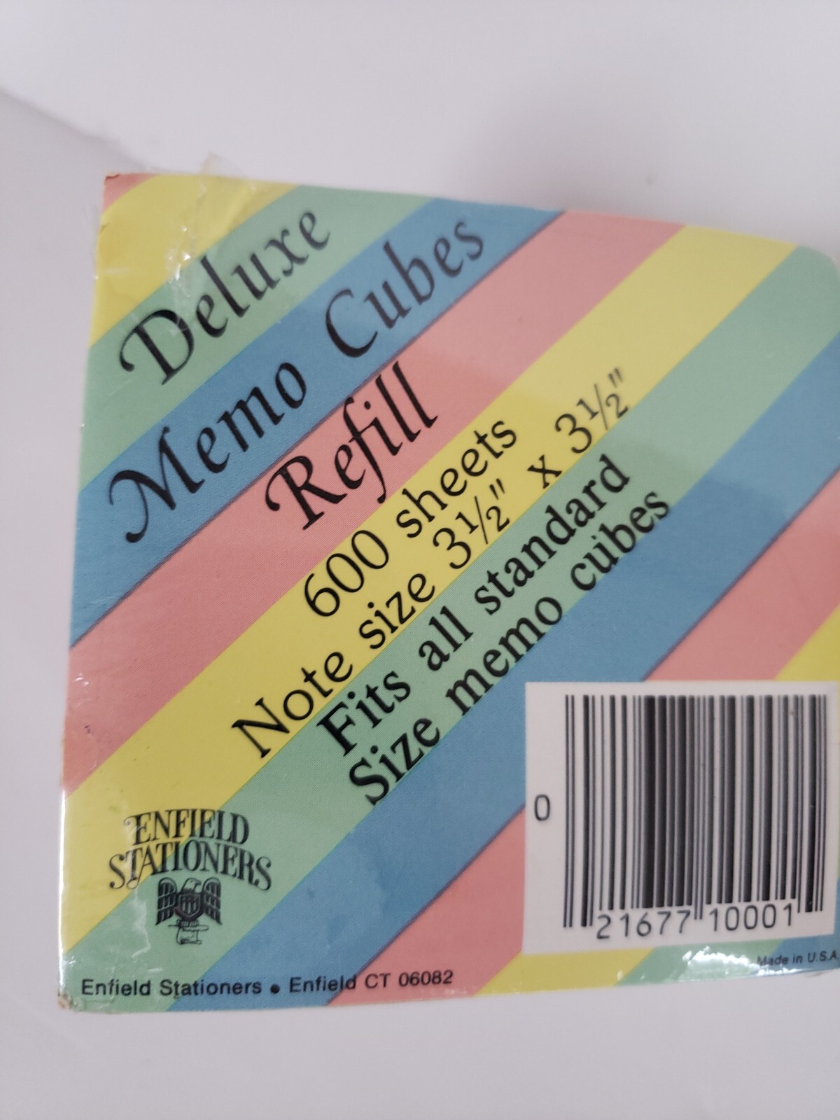 Deluxe Memo Cubes Refill Note Paper 600 Sheets 3 1/2