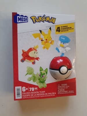 NEU MEGA Pokemon Action Figur Konstruktionsspielzeug Paldea Region Team 79 Teile