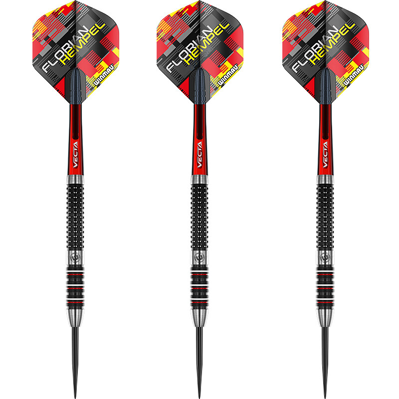 Набор стальных дротиков Winmau Florian Hempel с наконечником из 90 вольфрамовой стали Steeldart Set NEU 14490₽