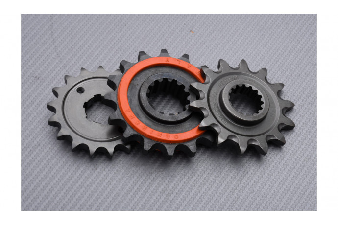 Pignon OGNIBENE 17 dents pas 525 pour optimiser la transmission RSV 1000