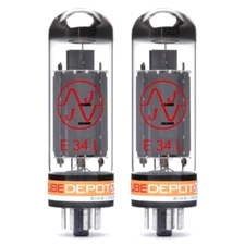 Pair of JJ E34L / EL34 Power Vacuum Tube