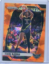 2024 Panini Prizm WNBA TEAIRA MCCOWAN #105 ORANGE ICE PRIZM WINGS