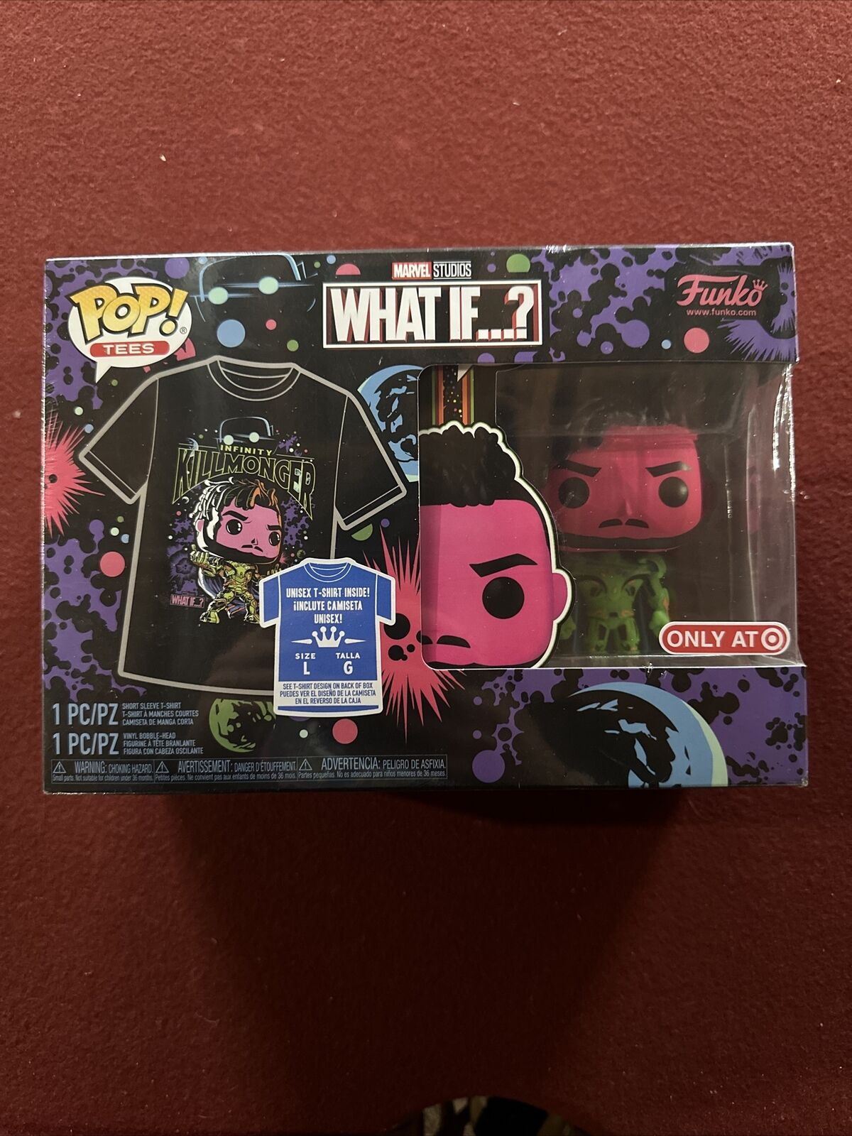 Funko POP! Collector's Box: What If...? - Killmonger (Blacklight) L