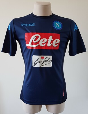 Napoli 2016 - 2017 Training football Kappa kombat extra shirt Blue Indigo size S