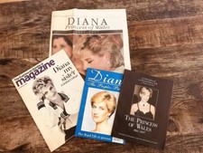 Collection Of Princess Diana Memorabilia Newspaper Supplement Magazines