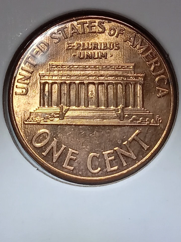 2005 Denver Lincoln Cent Satin Finish And Doubled Die Reverse!! 🔥 🔥 Red!! - Image 4 of 4