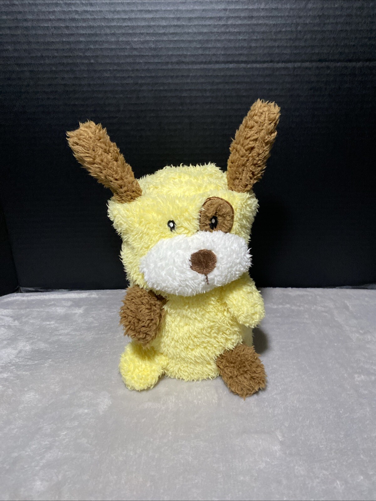 Animal Adventure My Pet Blankie Plush Dog Baby Blanket Yellow Brown Puppy Lovey