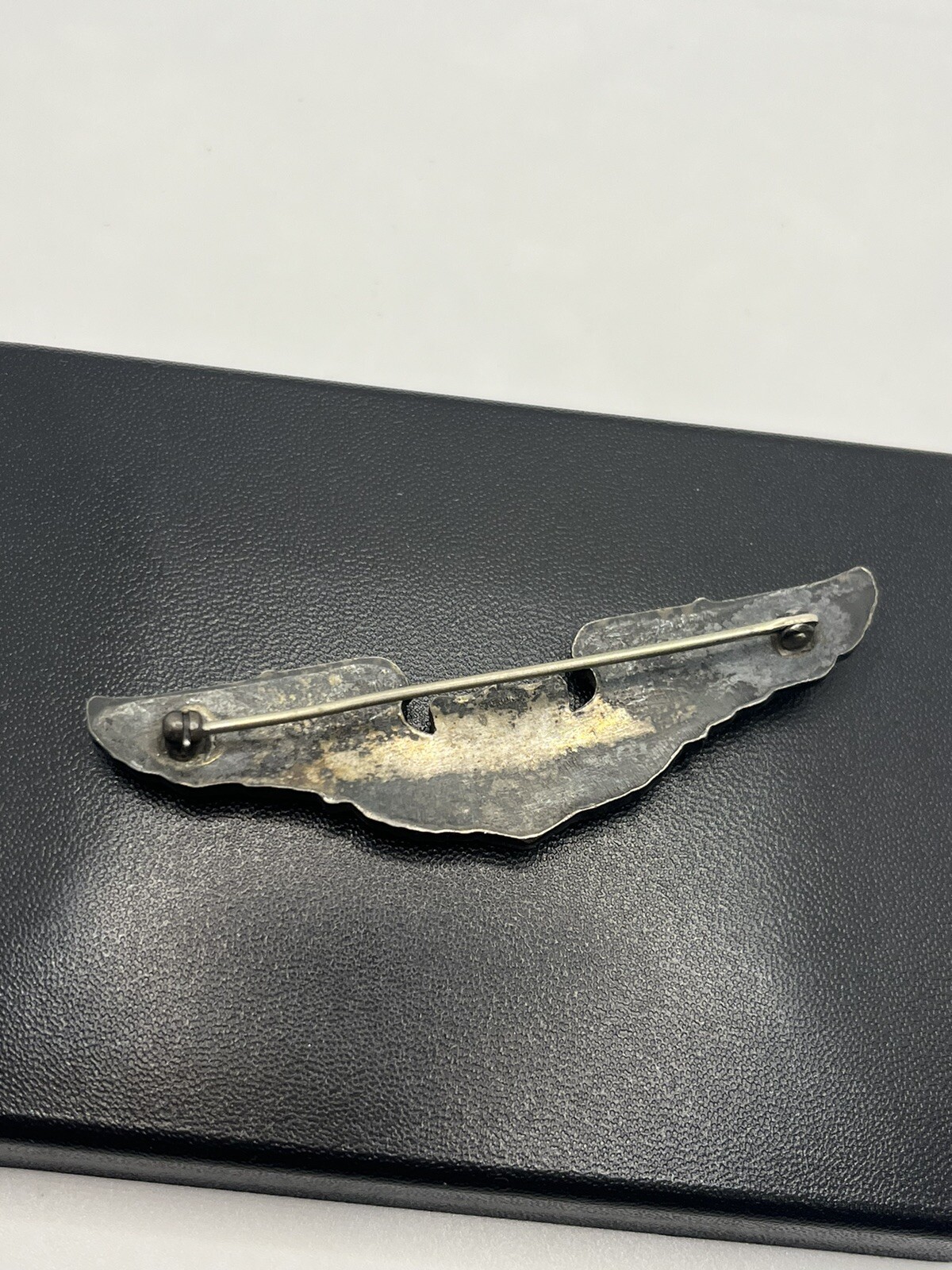 WWII USAAF Military Army Air Force Pilot wings sterling silver brooch ...