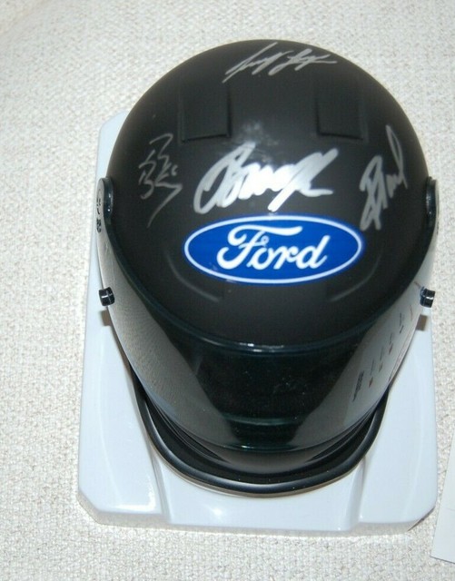 FORD PERFORMANCE NASCAR MINI RACING HELMET AUTHOGRAPHED BY 2018 NEW eBay