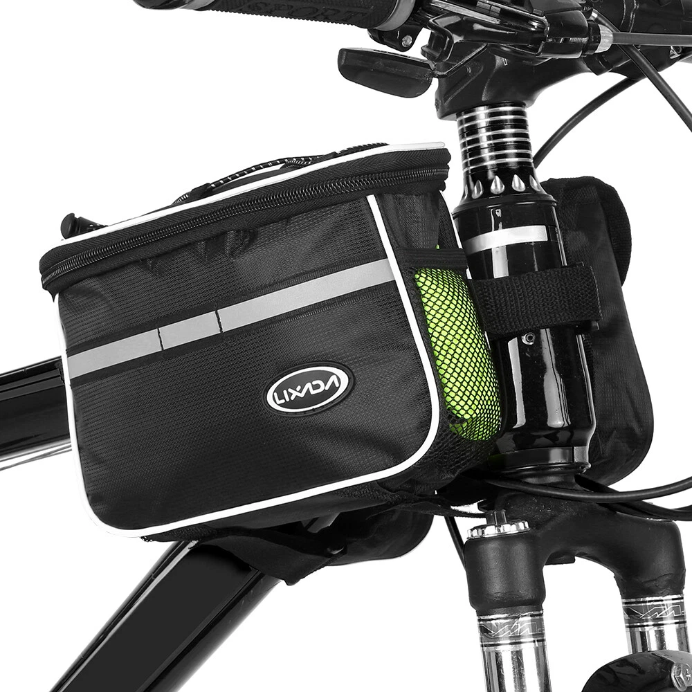 Lixada Cycling Bike Tube Bag with Rain Cover Waterproof Mountain