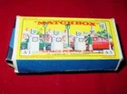 Vintage LESNEY Matchbox : A-1 BP GARAGE PUMP & SIGN  England (BOX ONLY) original