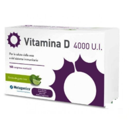 Vitamina D 4000 Ui Metagenics 84 Compresse Masticabili - Foto 1 di 1