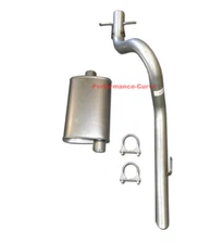 1991 - 1996 Jeep Wrangler Performance Exhaust w/ Full Boar Turbo Muffler