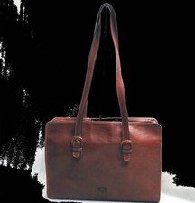 THE BRIDGE Henkeltasche EXKLUSIV Leder BUSINESSTASCHE Aktentasche ELEGANT 3558