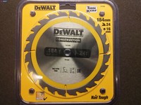 Dewalt DT1939 Bau-HandkreissäGeblatt 184/16Mm 24WZ Dt 1939 SäGe