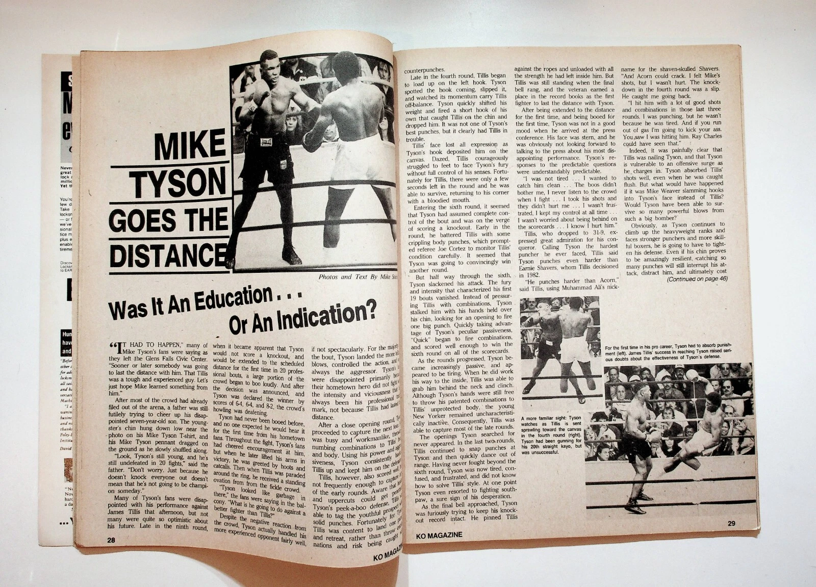 1986 September KO Knockout Boxing Magazine McGuigan Mike Tyson Michael Spinks - 画像4/8