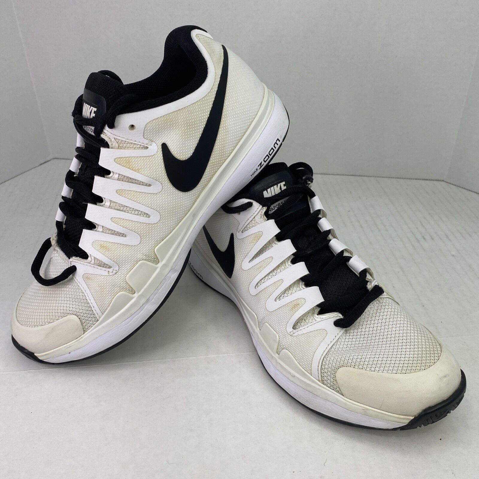 Nike Zoom Vapor 9.5 Tour Tennis Shoes Mens Sz 7.5 - Black Lace Up | eBay