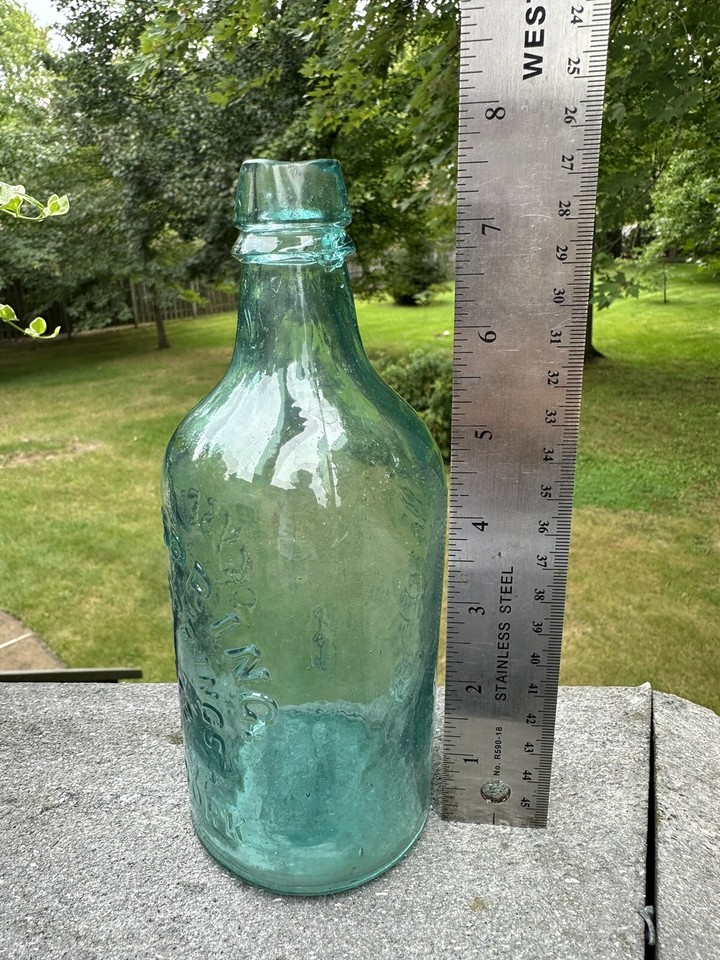 Geyser Springs Saratoga Springs Antique Mineral Water bottle New York