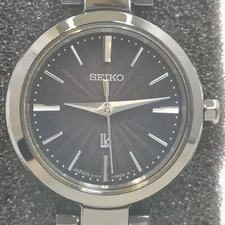 SEIKO LUKIA SSVR141 Black Solar Women's Watch New in Box
