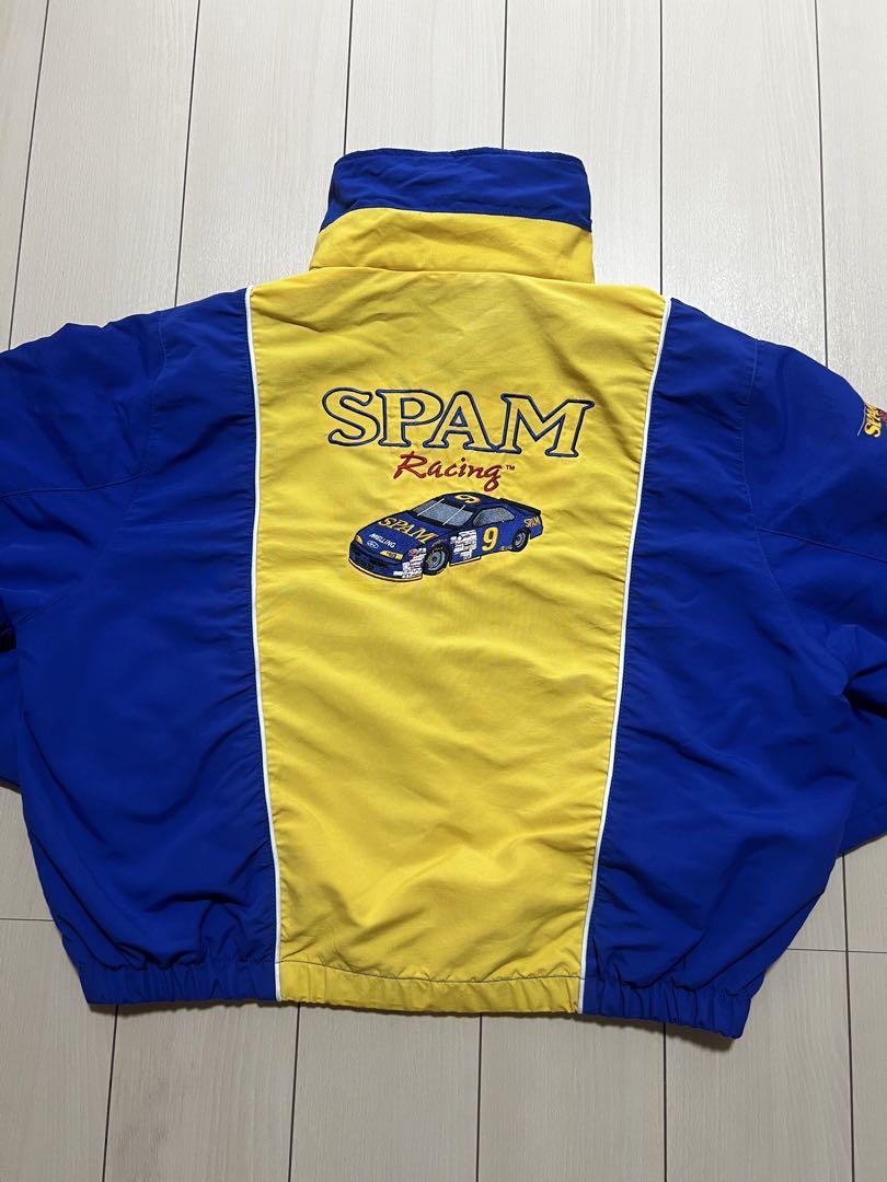 JH DESIGN Racing Jacket SPAM Blue/Yellow Size 2XL | eBay